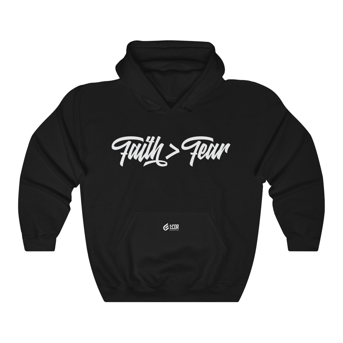 Faith > Fear | Hooded Sweatshirt