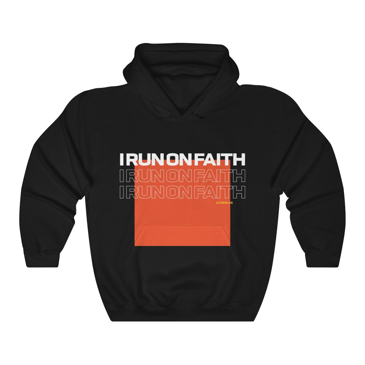 I Run On Faith | Hooded Sweatshirt