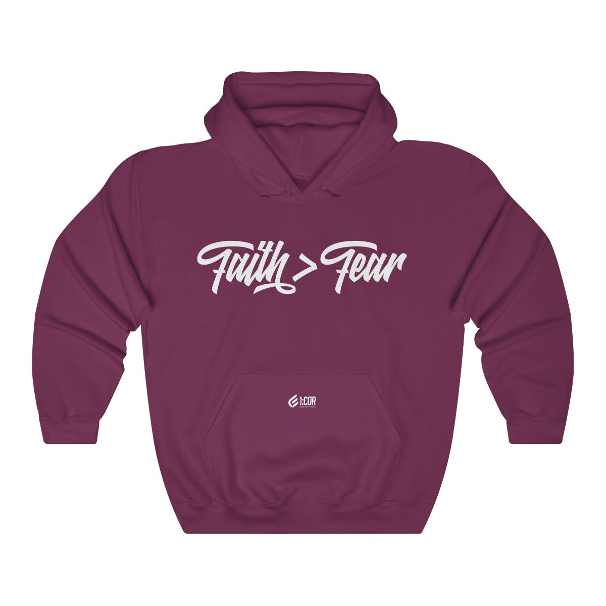 Faith > Fear | Hooded Sweatshirt