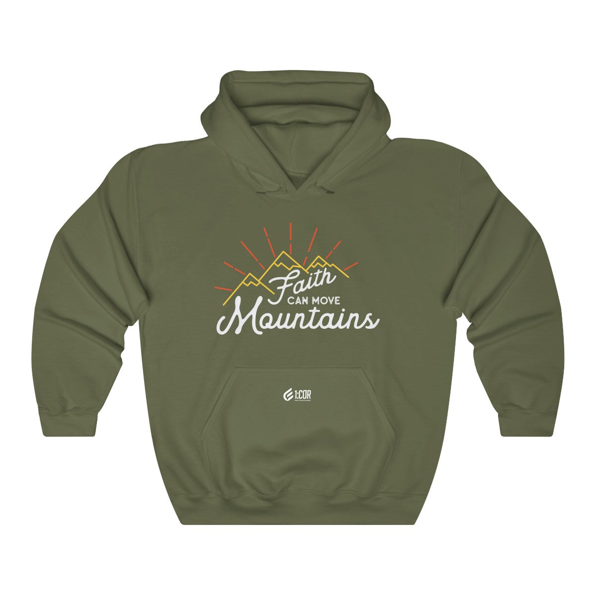 Faith and Mountains | Hooded Sweatshirt