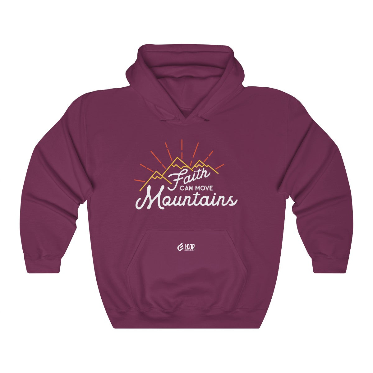 Faith and Mountains | Hooded Sweatshirt