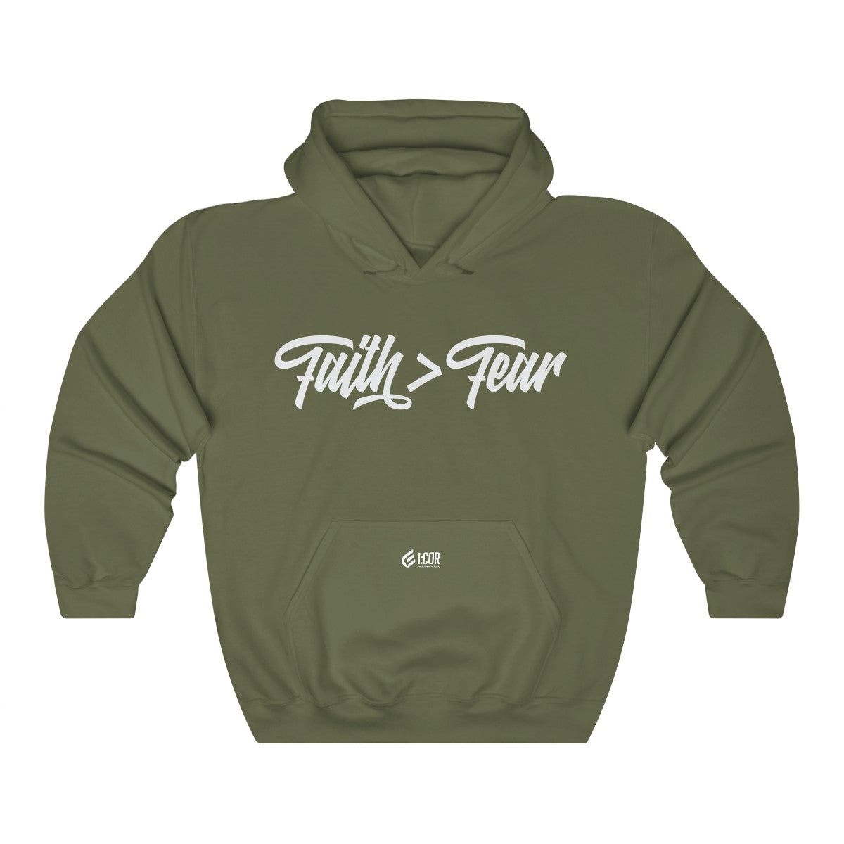 Faith > Fear | Hooded Sweatshirt