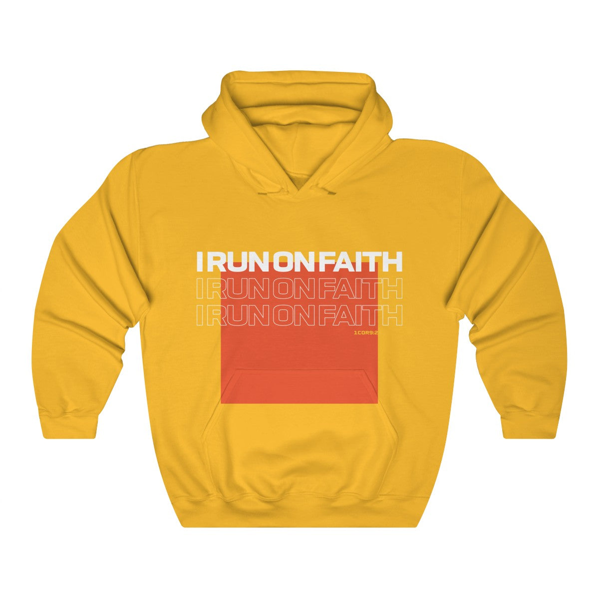 I Run On Faith | Hooded Sweatshirt