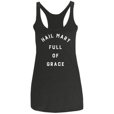 Hail Mary Dark | Ladies’ Racerback Tank