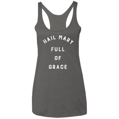 Hail Mary Dark | Ladies’ Racerback Tank