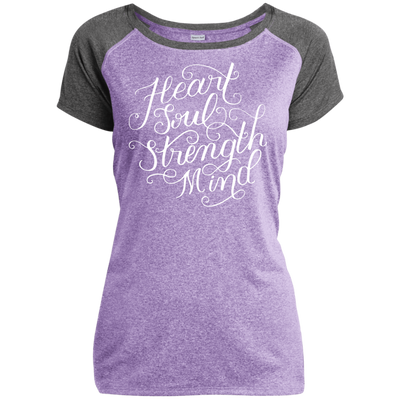 Heart Soul Strength Mind | Ladies’ Heather Performance T-Shirt