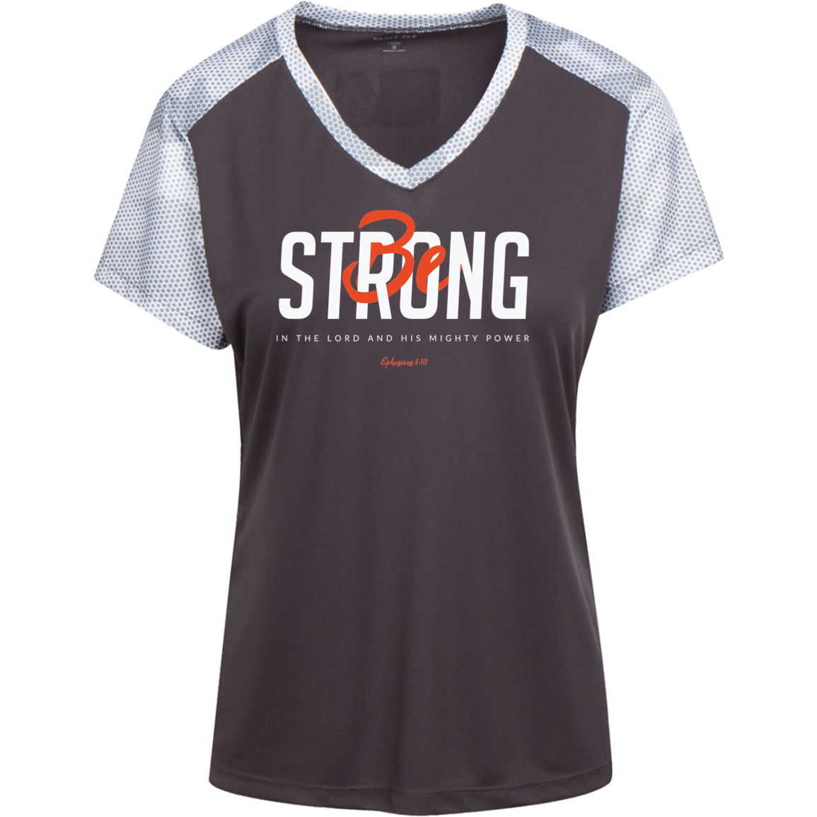 Be Strong | Ladies’ Colorblock T-Shirt