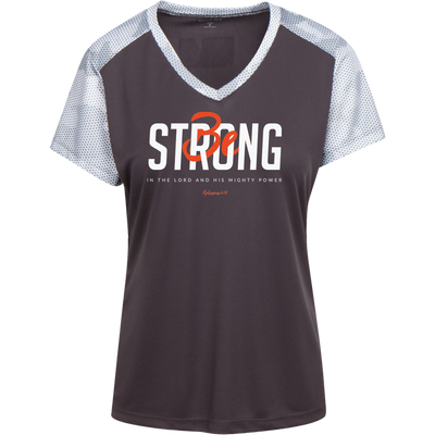 Be Strong | Ladies’ Colorblock T-Shirt