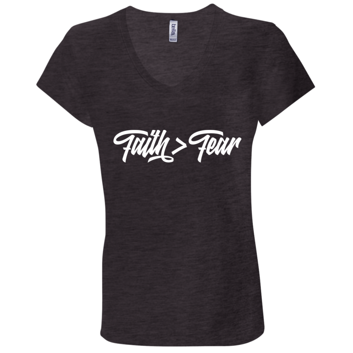 Faith > Fear | Ladies’ Performance V-Neck