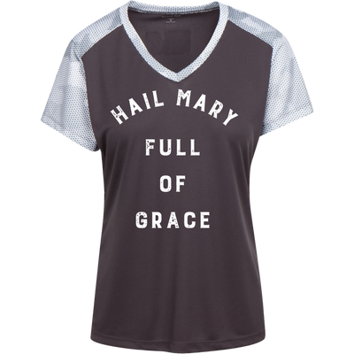 Hail Mary | Ladies’ Colorblock T-Shirt