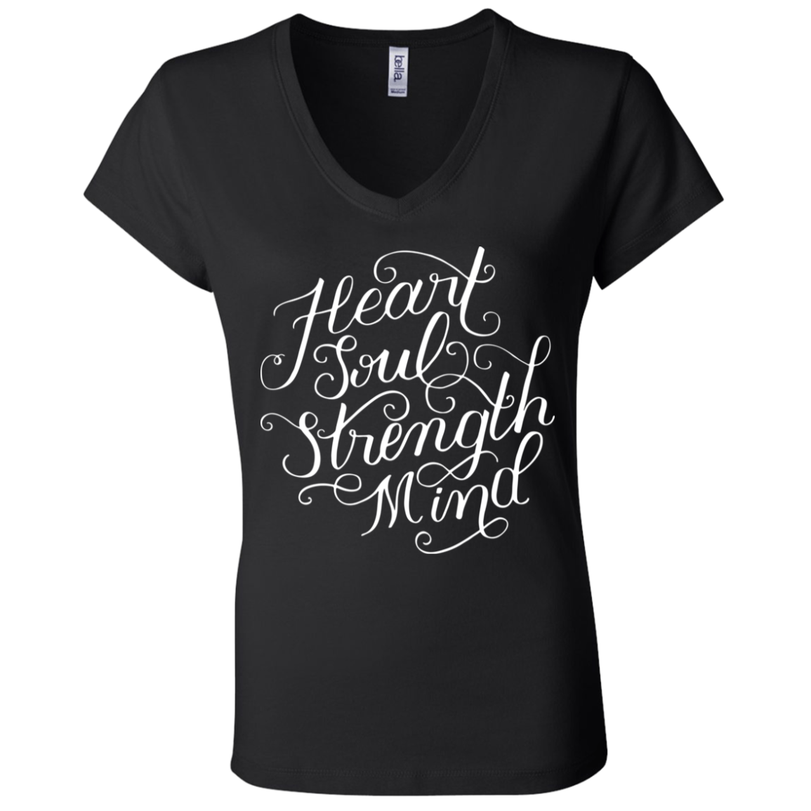 Heart Soul Strength Mind | Ladies’ Performance V-Neck