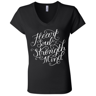 Heart Soul Strength Mind | Ladies’ Performance V-Neck