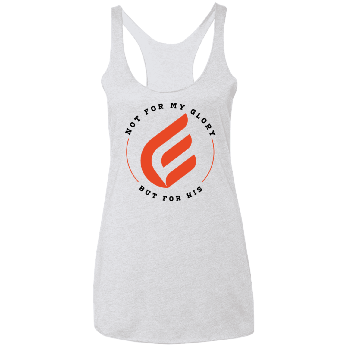 For His Glory | Ladies’ Racerback Tank