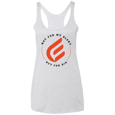 For His Glory | Ladies’ Racerback Tank