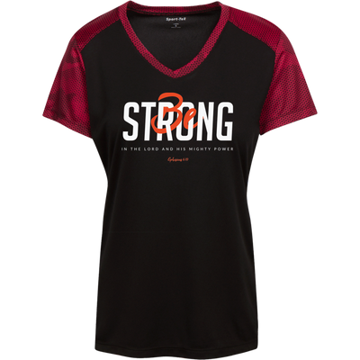Be Strong | Ladies’ Colorblock T-Shirt
