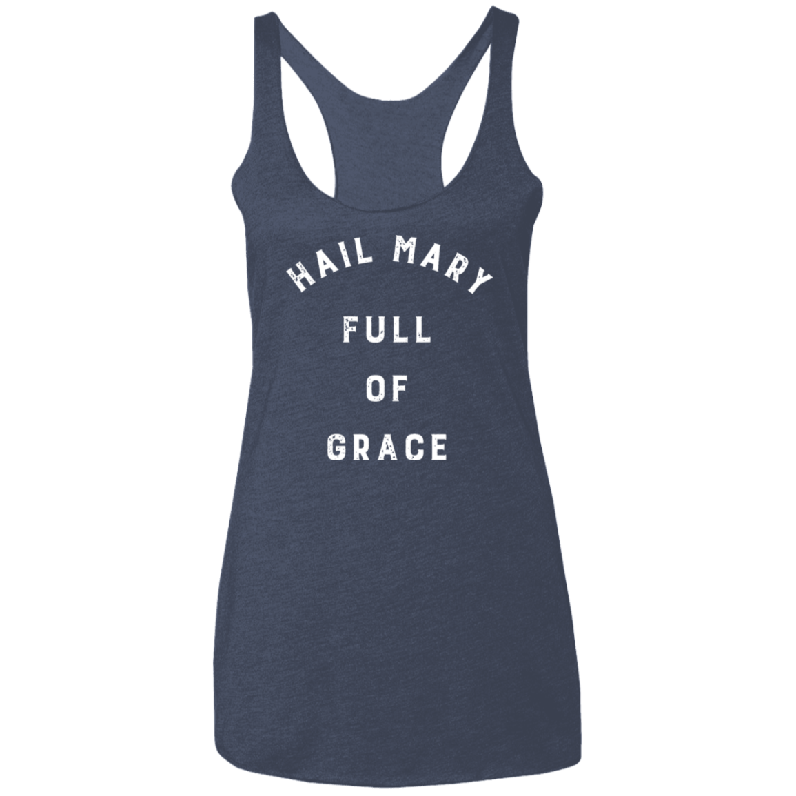 Hail Mary Dark | Ladies’ Racerback Tank