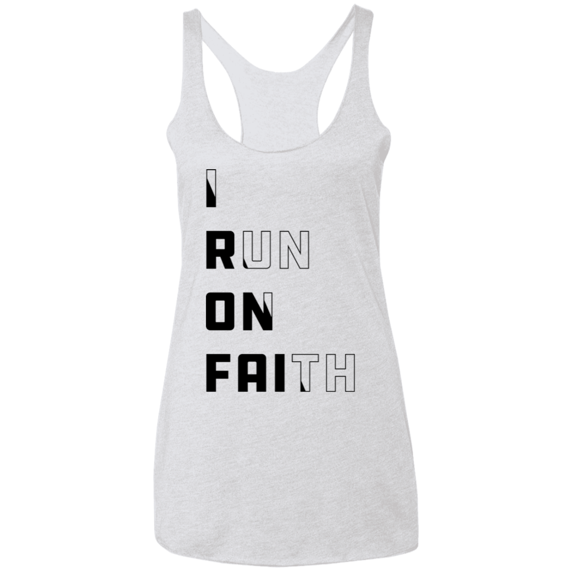 I Run Light | Ladies’ Racerback Tank