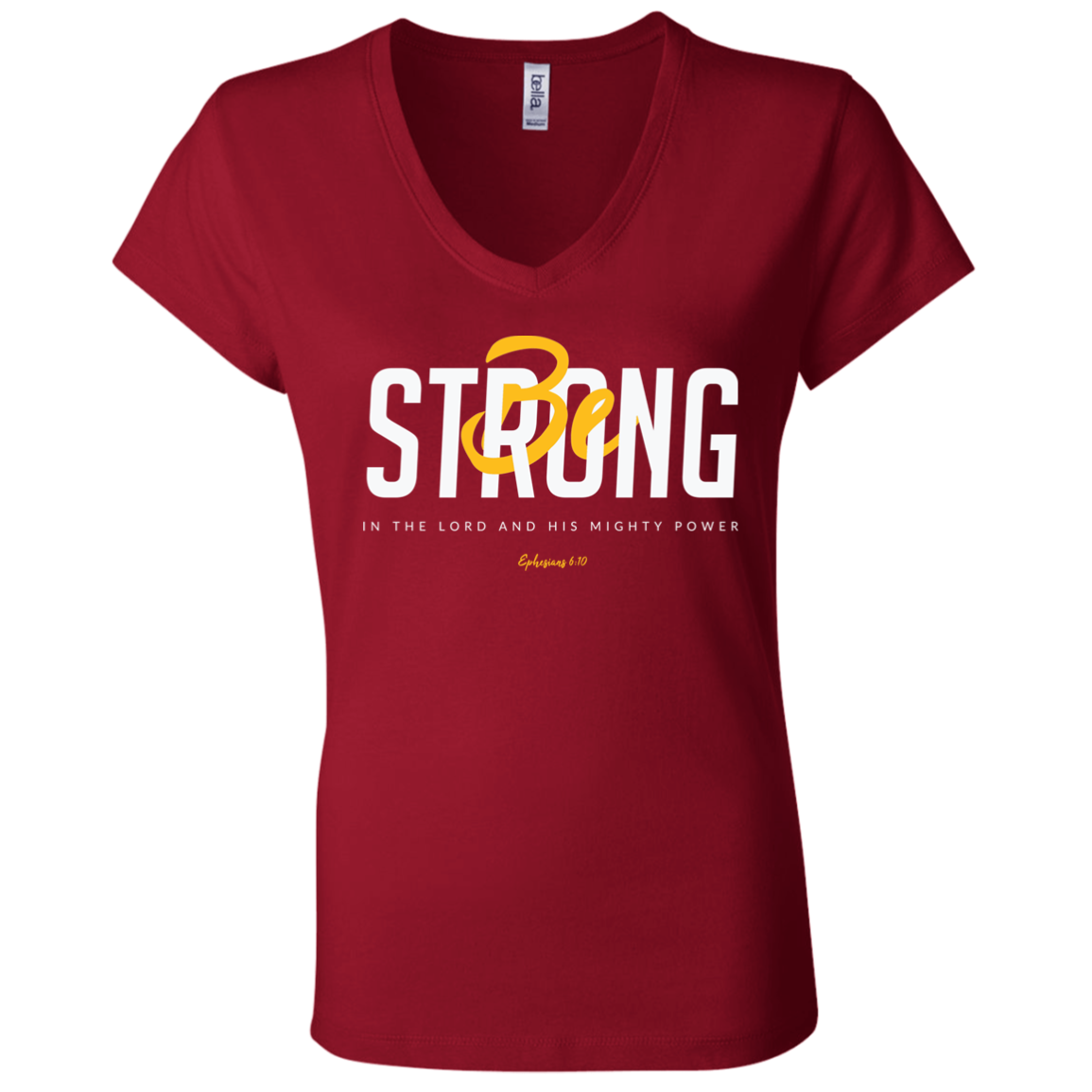 Be Strong | Ladies’ Performance V-Neck
