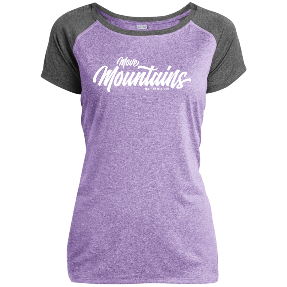 Move Mountains | Ladies’ Heather Performance T-Shirt