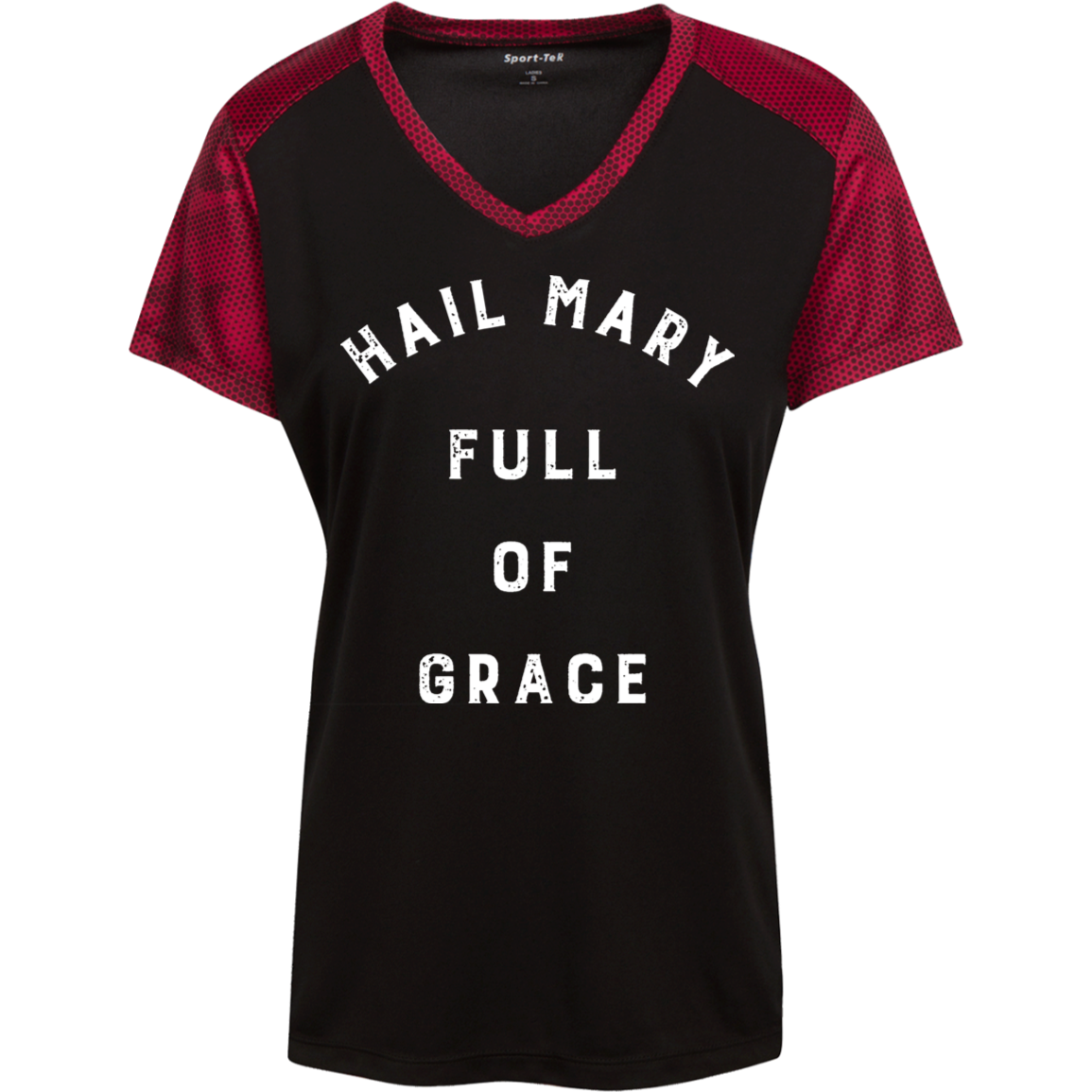 Hail Mary | Ladies’ Colorblock T-Shirt