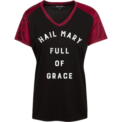 Hail Mary | Ladies’ Colorblock T-Shirt