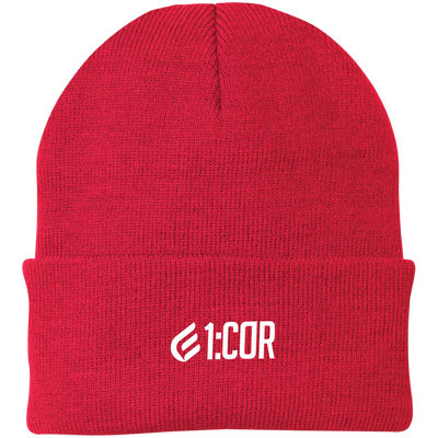 1:Cor | Embroidered Knit Beanie