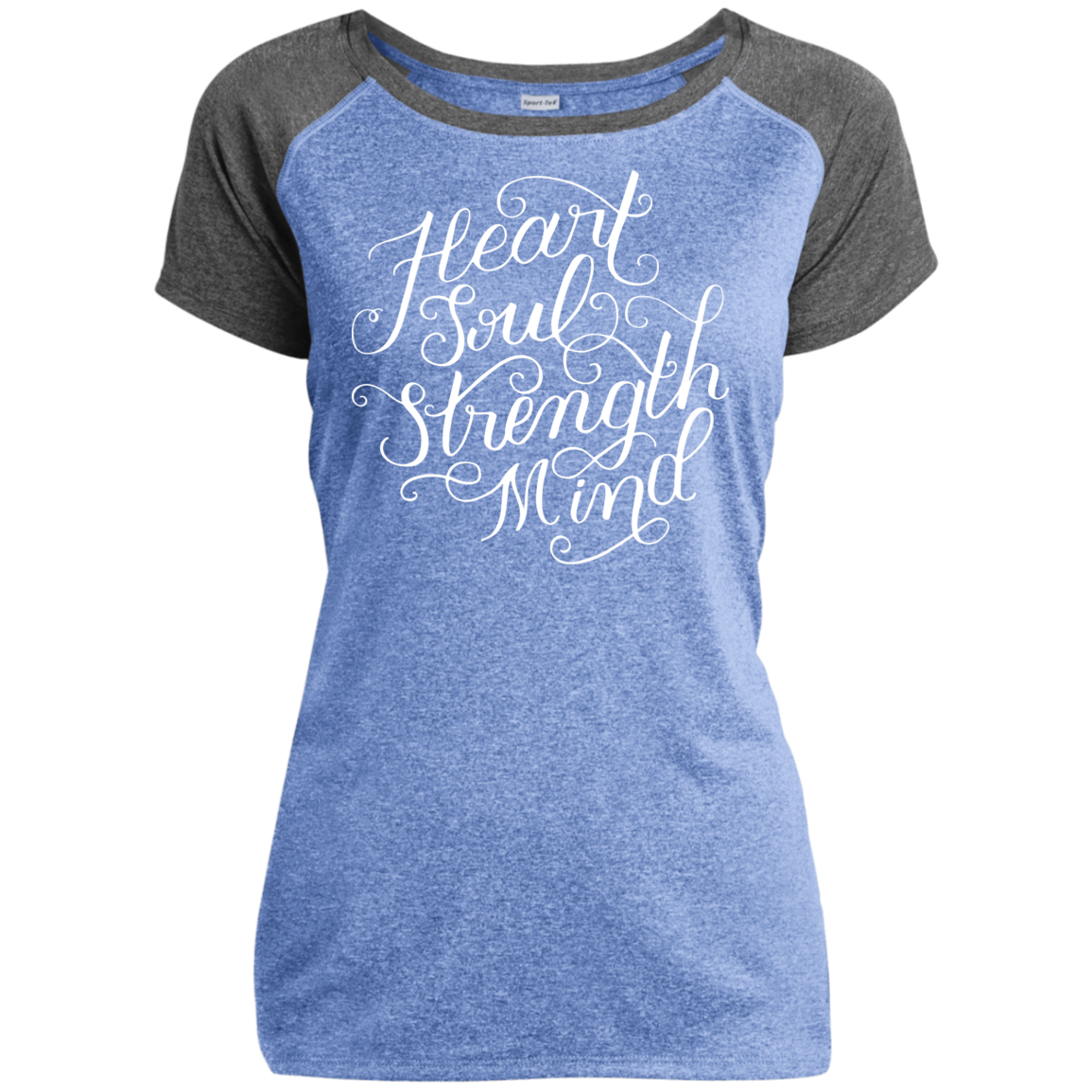 Heart Soul Strength Mind | Ladies’ Heather Performance T-Shirt