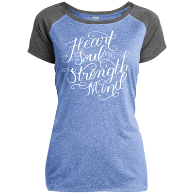 Heart Soul Strength Mind | Ladies’ Heather Performance T-Shirt