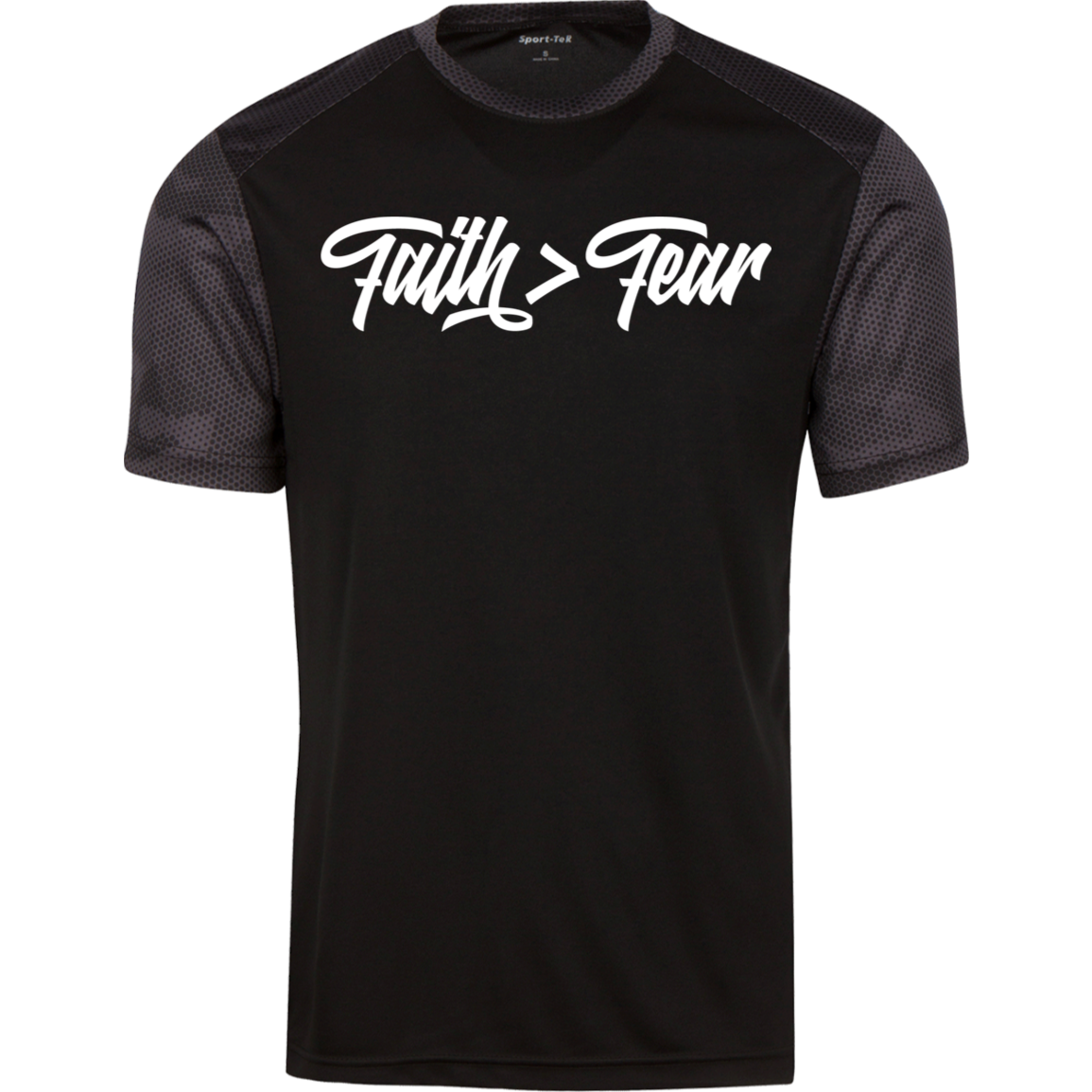 Faith > Fear | Men’s Colorblock T-Shirt