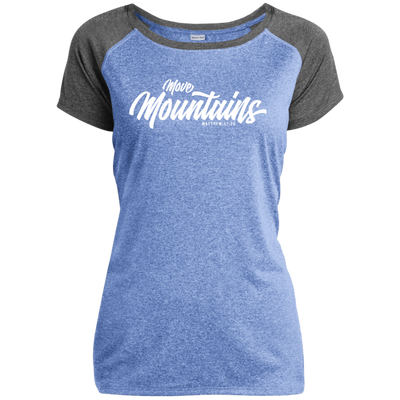 Move Mountains | Ladies’ Heather Performance T-Shirt