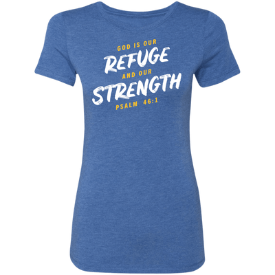 Refuge and Strength | Ladies’ Triblend T-Shirt