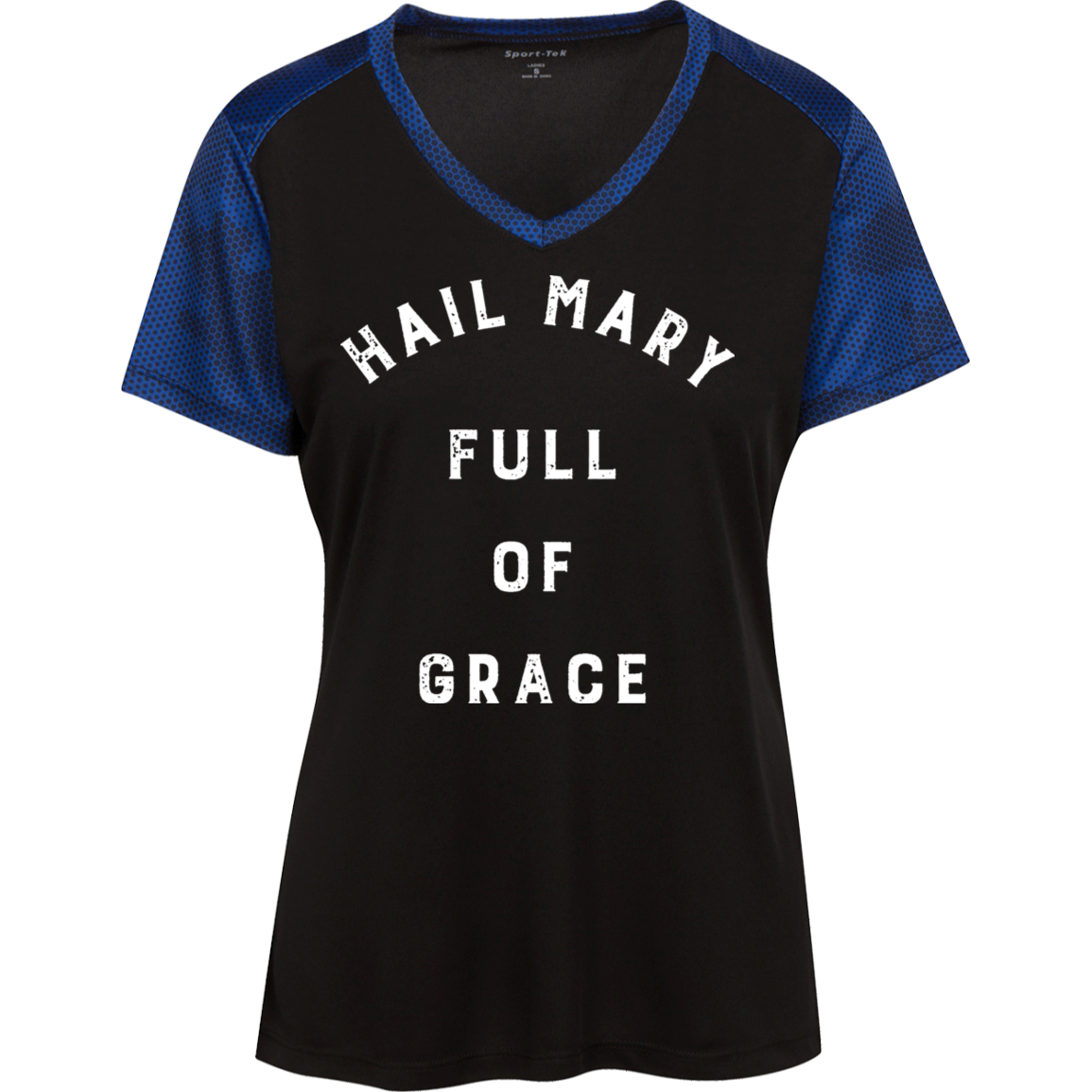 Hail Mary | Ladies’ Colorblock T-Shirt