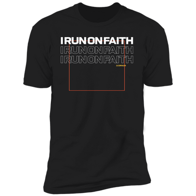 I Run On Faith | Men’s T-Shirt