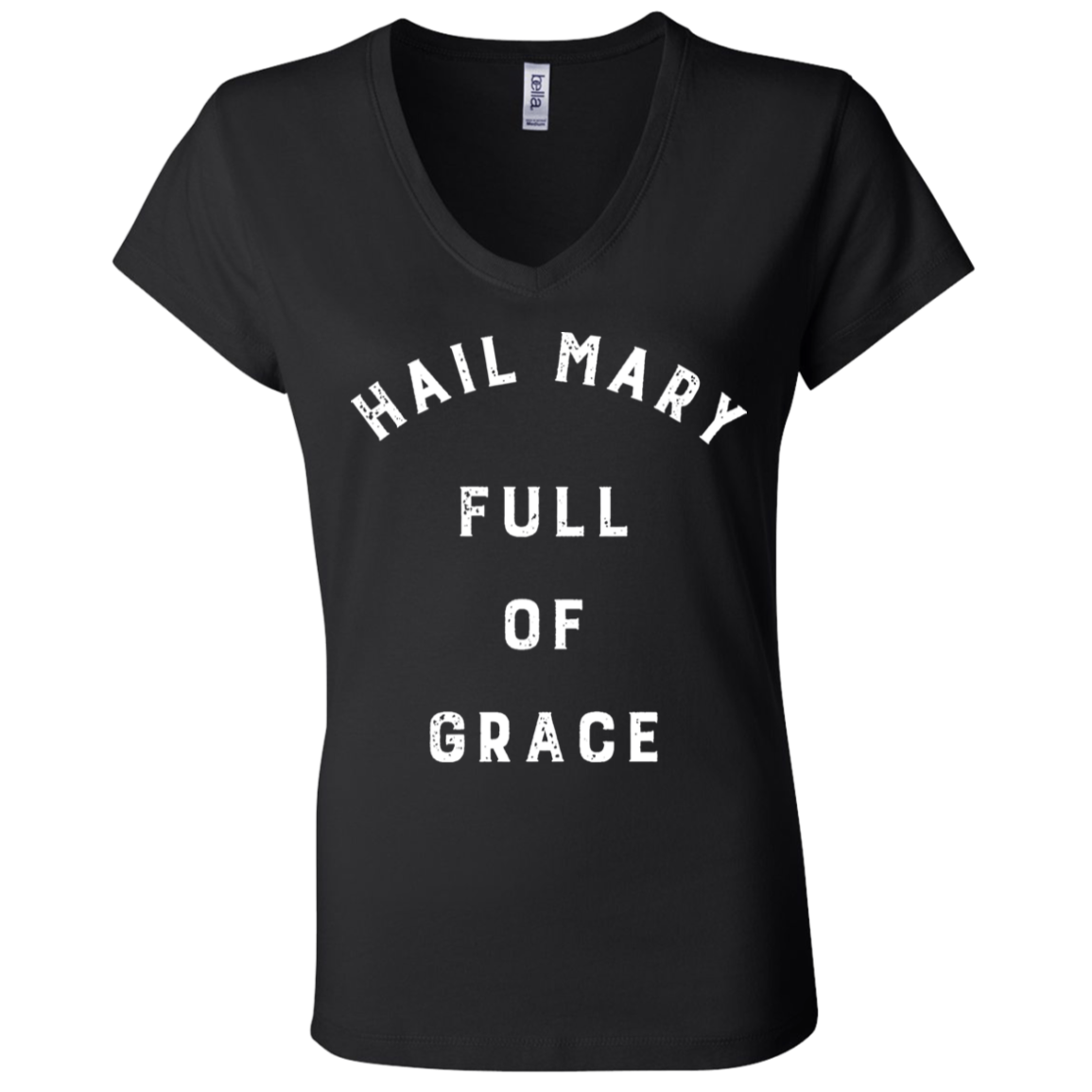 Hail Mary Dark | Ladies’ Performance V-Neck