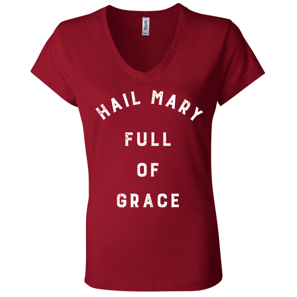 Hail Mary Dark | Ladies’ Performance V-Neck