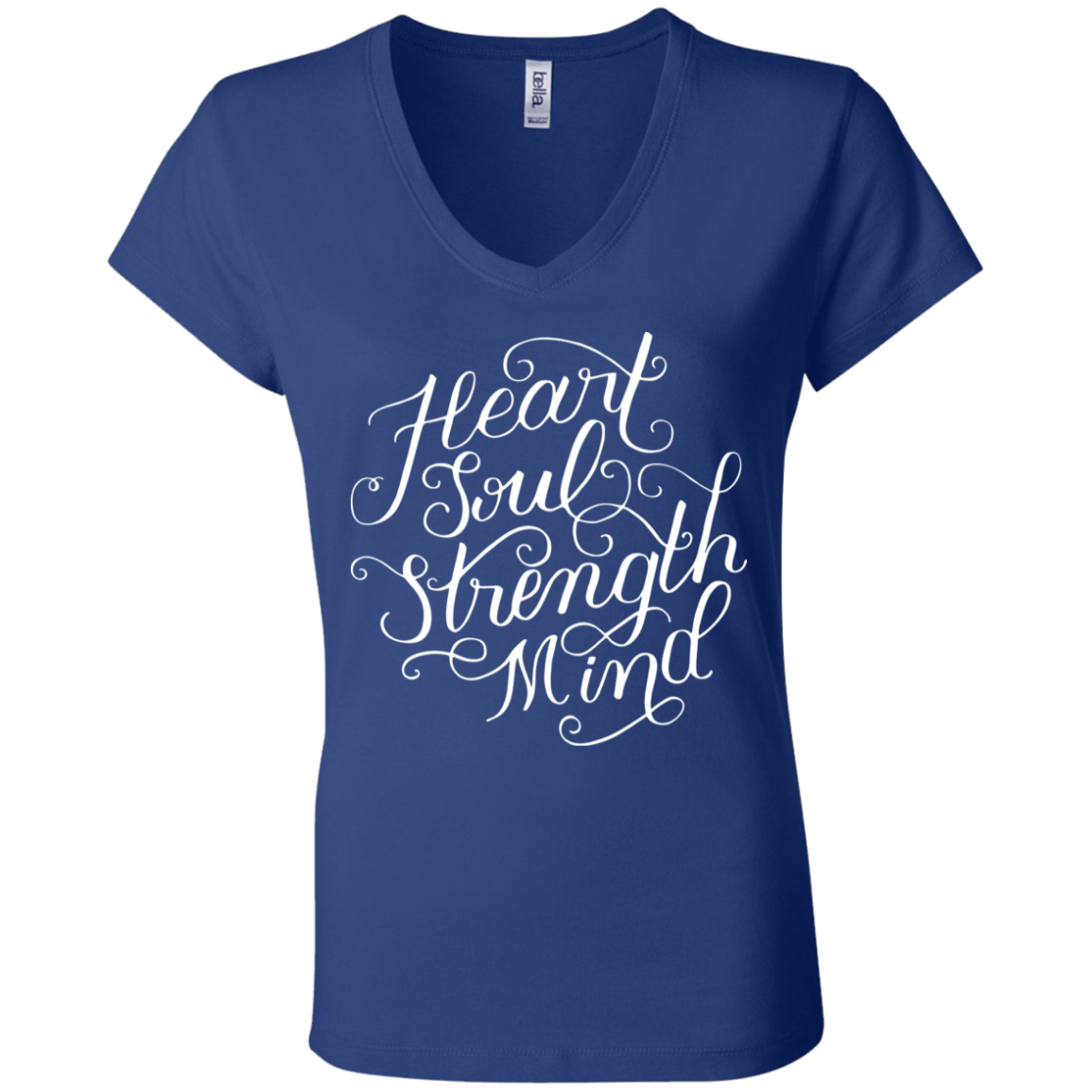 Heart Soul Strength Mind | Ladies’ Performance V-Neck