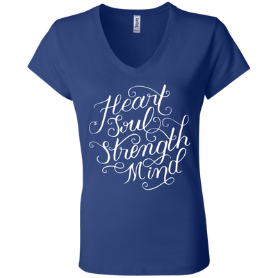Heart Soul Strength Mind | Ladies’ Performance V-Neck