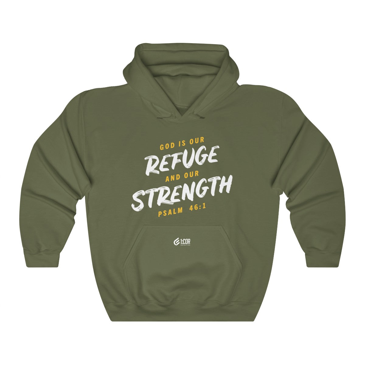 Refuge and Strength | Hooded Sweatshirt