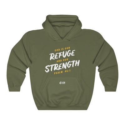 Refuge and Strength | Hooded Sweatshirt
