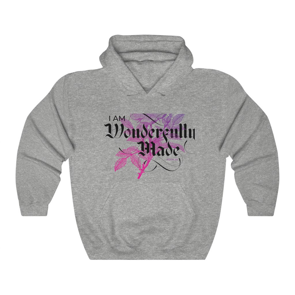 Wonderfully Made Light | Hooded Sweatshirt