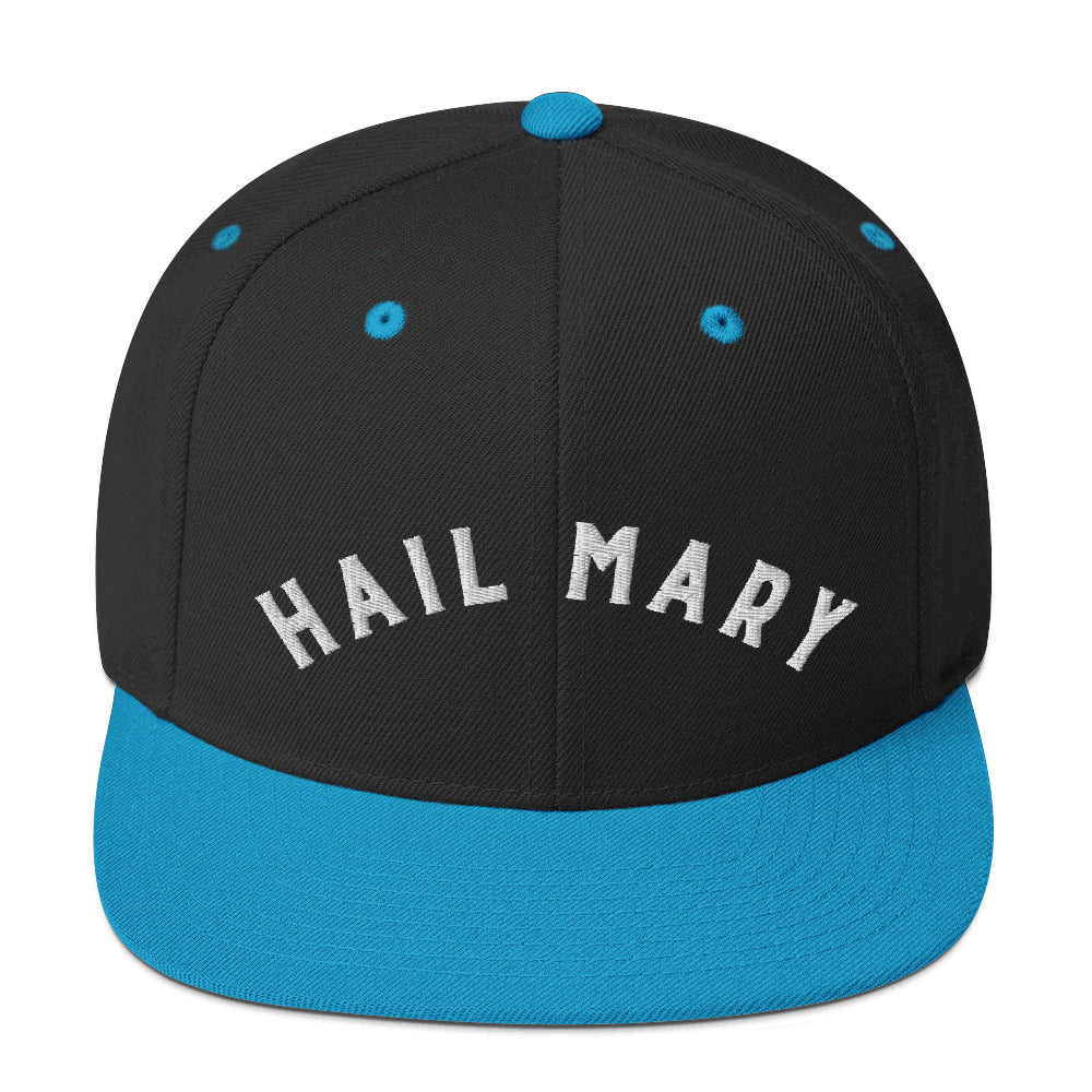 Hail Mary | Embroidered Snapback Hat