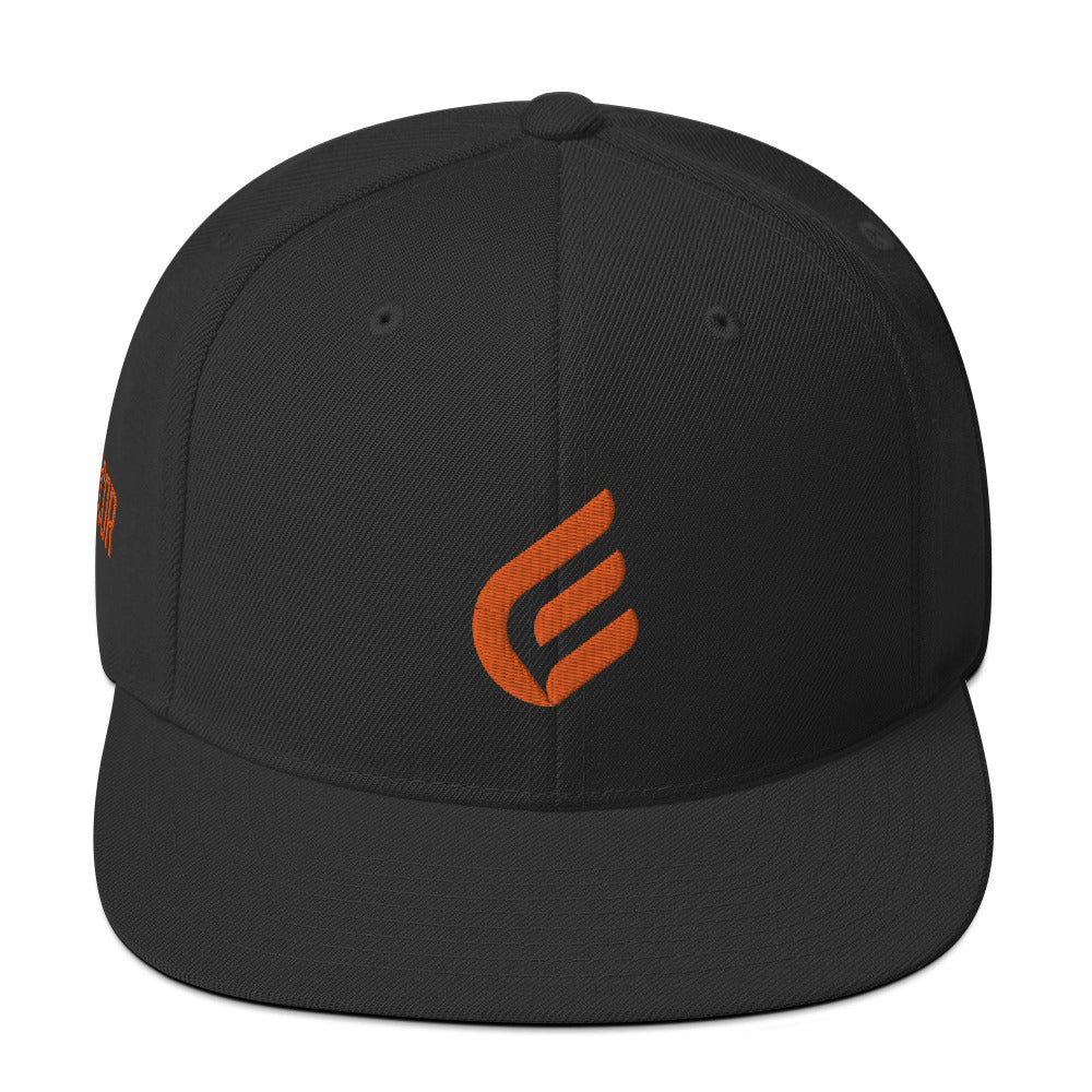 1:Cor Orange | Embroidered Snapback Hat
