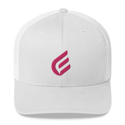 1:Cor Pink | Embroidered Trucker Cap