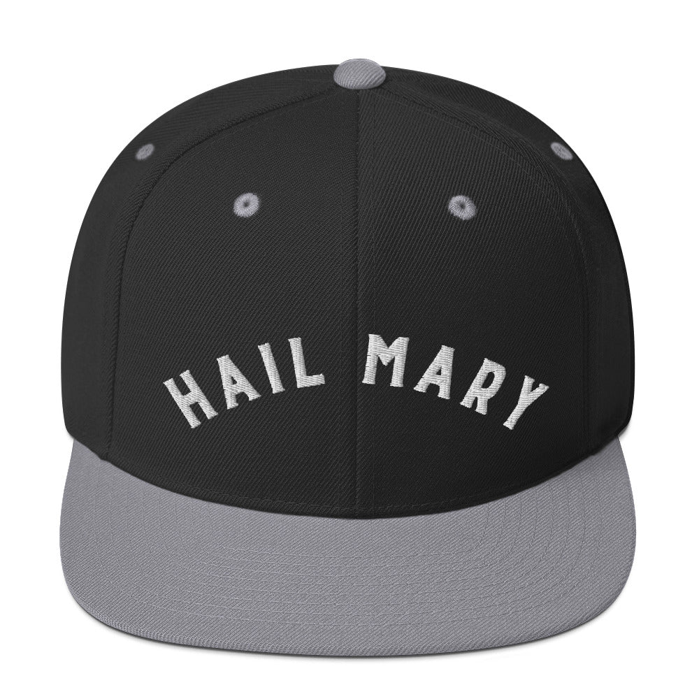 Hail Mary | Embroidered Snapback Hat