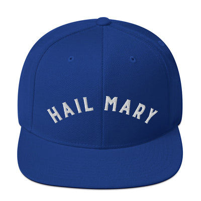 Hail Mary | Embroidered Snapback Hat