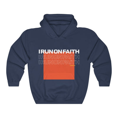 I Run On Faith | Hooded Sweatshirt