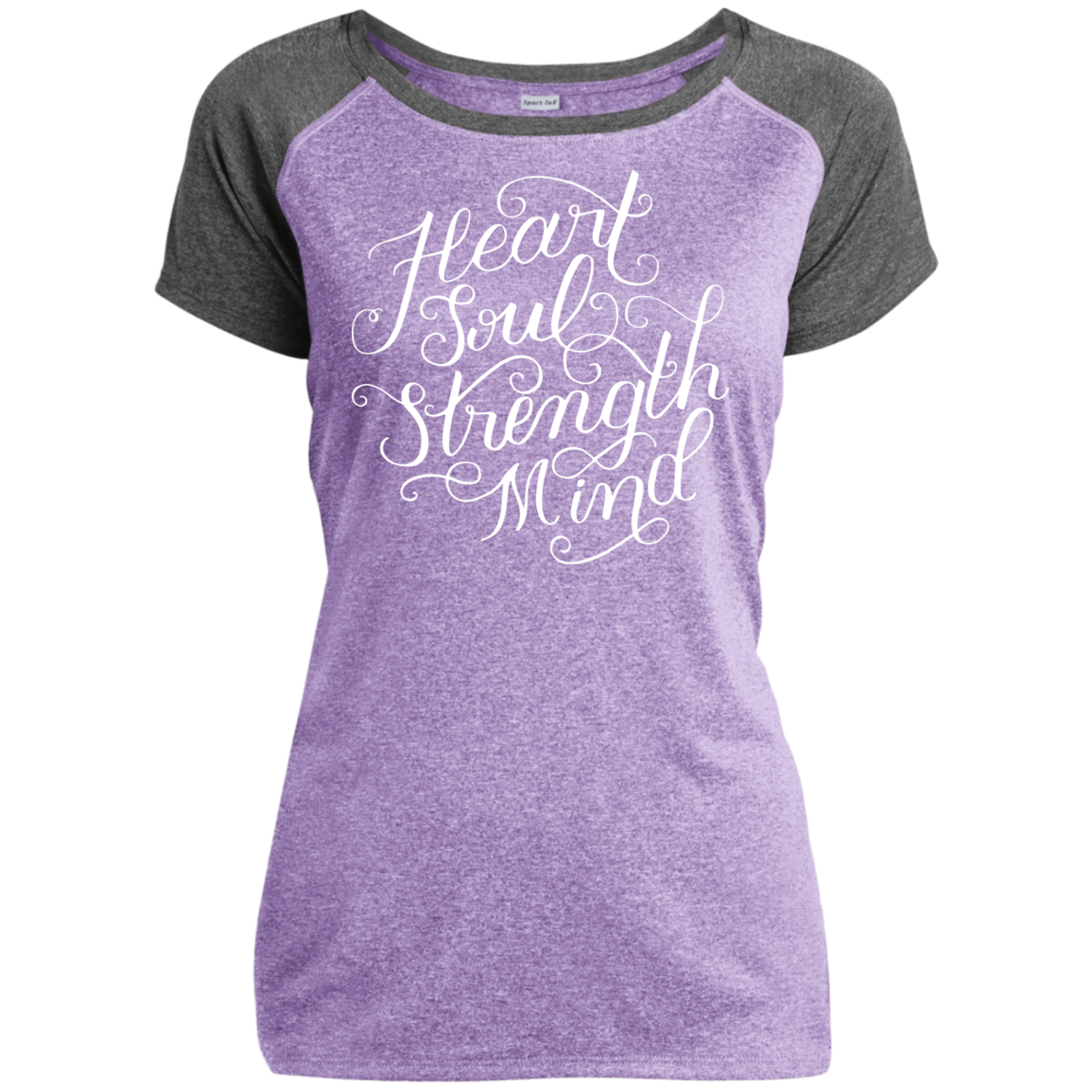 Heart Soul Strength Mind | Ladies’ Heather Performance T-Shirt