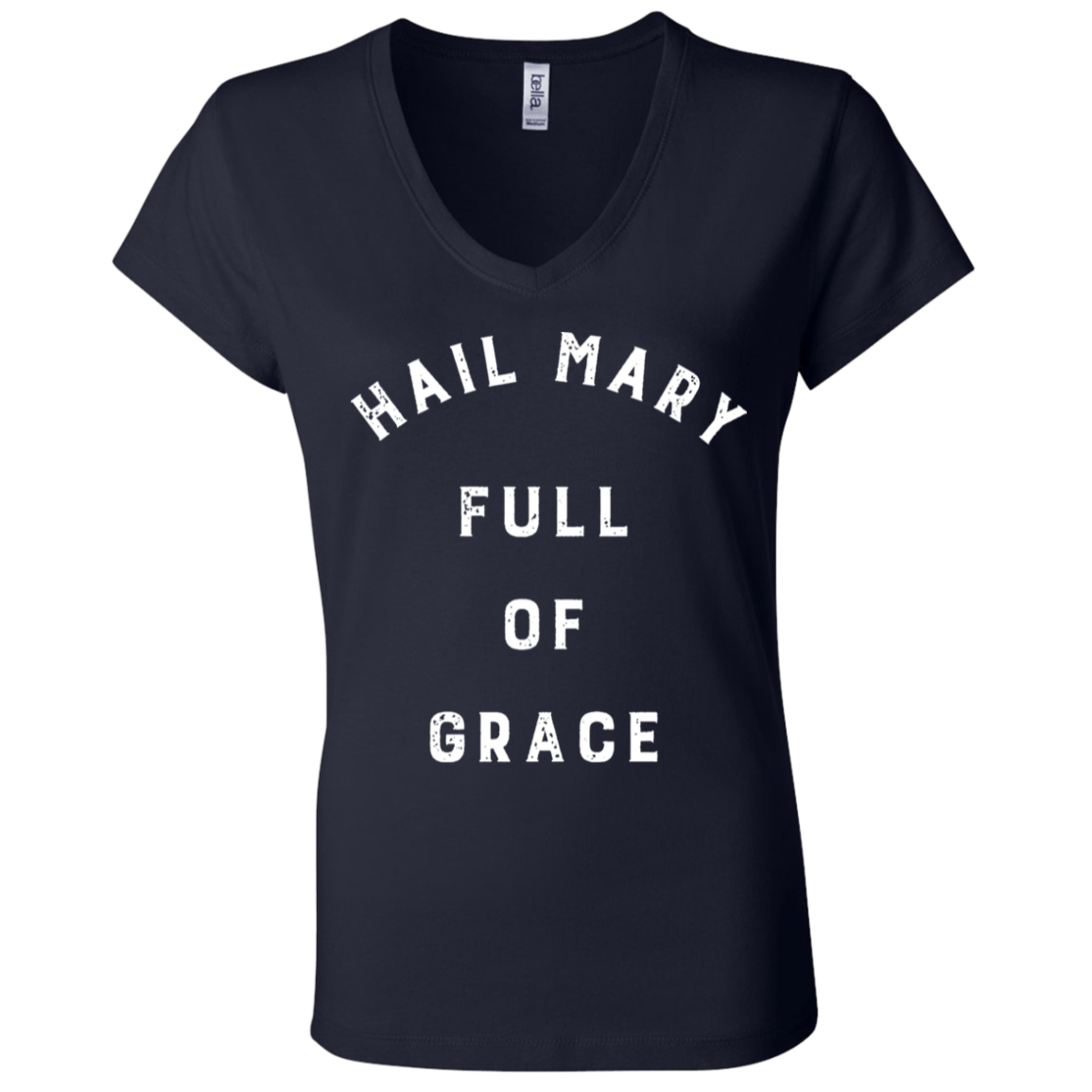 Hail Mary Dark | Ladies’ Performance V-Neck