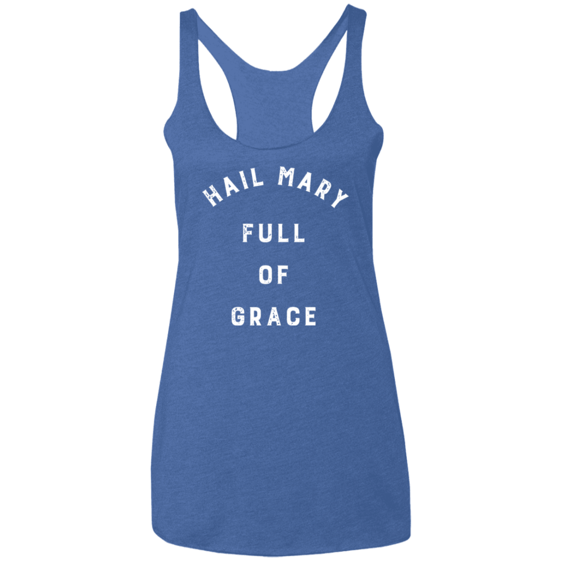 Hail Mary Dark | Ladies’ Racerback Tank