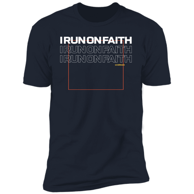 I Run On Faith | Men’s T-Shirt